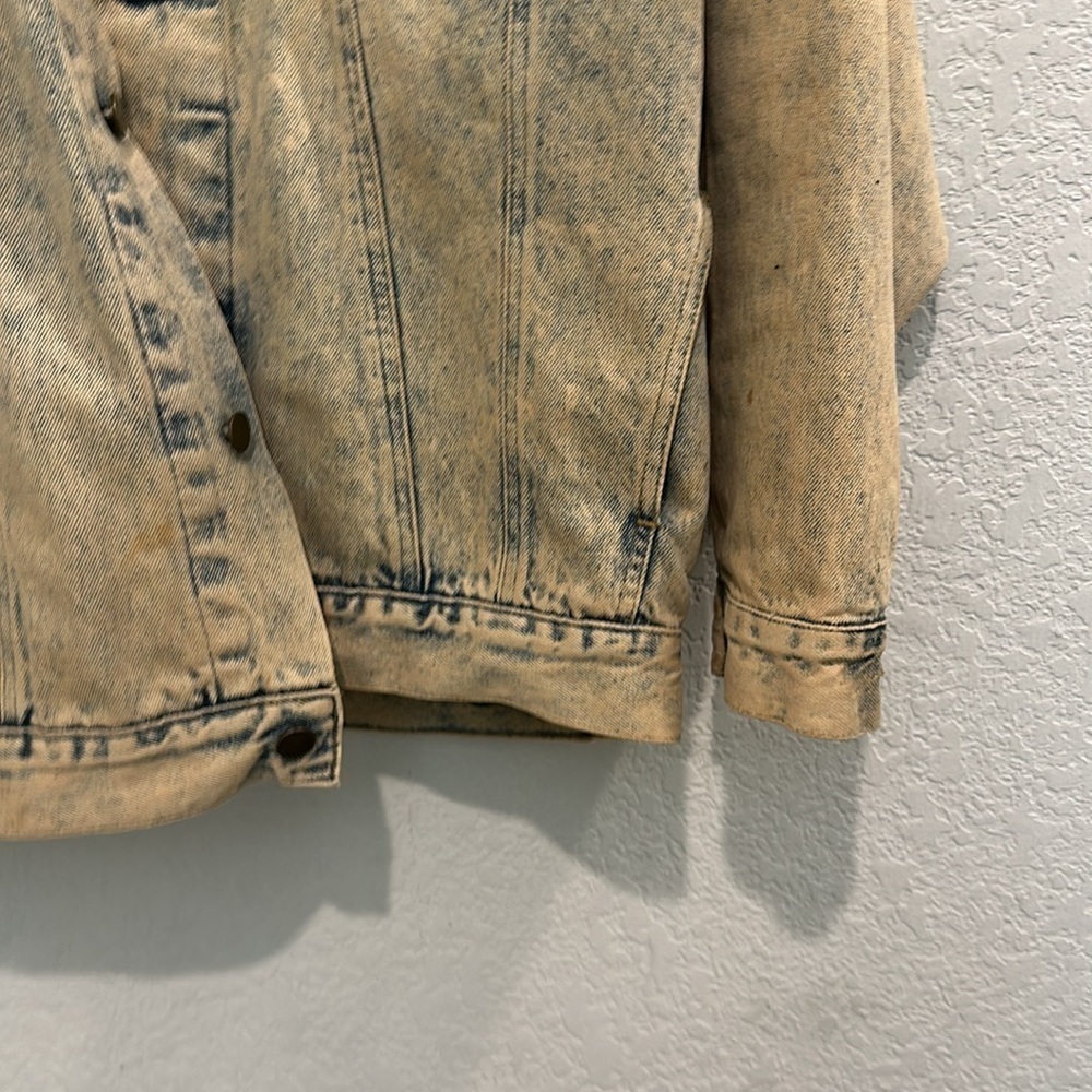 Hand made Texas theme vintage denim jacket size XL - Picture 5 of 11